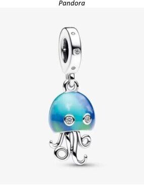 Pandora Color-changing Jellyfish Dangle Charm